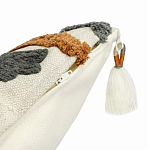 Подушка декоративная с вышивкой и кисточками Divine Abstractions варинант исполнения - 3 | Loft Concept во Владивостоке