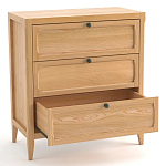 Комод с 3-мя ящиками светлый дуб Silva Oak Chest of Drawers варинант исполнения - 4 | Loft Concept во Владивостоке