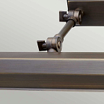 Светильник для картин с призматическим плафоном и двойными регулируемыми шарнирами Elstead Lighting варинант исполнения - 45 | Loft Concept во Владивостоке