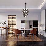 Люстра в форме виноградой грозди Inflorescence варинант исполнения - 4 | Loft Concept во Владивостоке