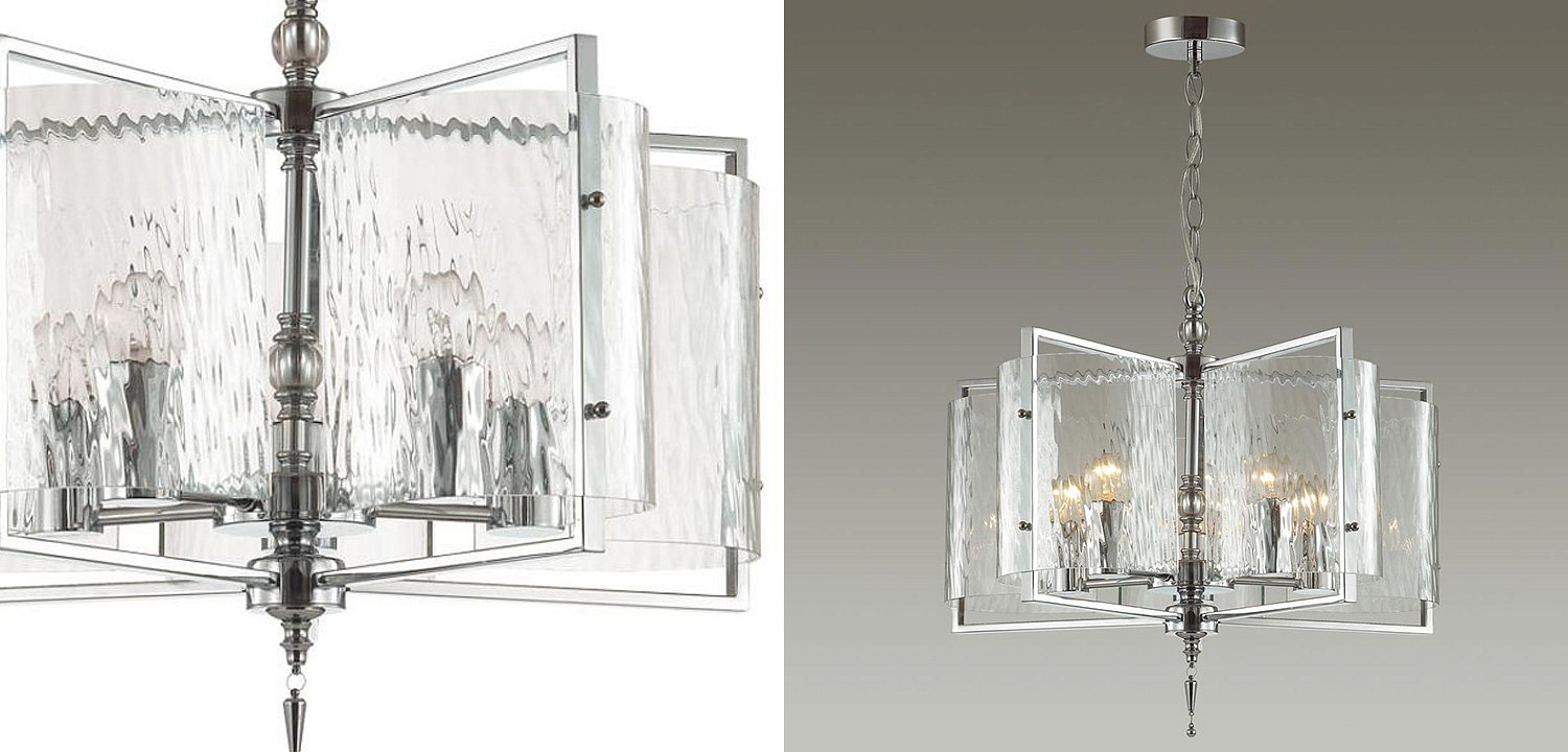 Люстра Karissa Chrome Chandelier 48 Люстра Karissa Chrome Chandelier 48 - Loft-Concept во Владивостоке