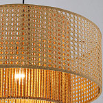 Подвесной светильник с абажуром из плтеного бамбука Light Inside the Cell варинант исполнения - 6 | Loft Concept во Владивостоке