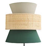 Бра с плетеным декором Bonnie Wicker Green Wall Lamp варинант исполнения - 1 | Loft Concept во Владивостоке