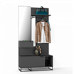 Вешалка настенная цвета графит Strict Lines варинант исполнения - 2 | Loft Concept во Владивостоке