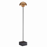 Торшер с куполообразным абажуром на чёрном мраморном основании Riverside Floor Lamp варинант исполнения - 2 | Loft Concept во Владивостоке