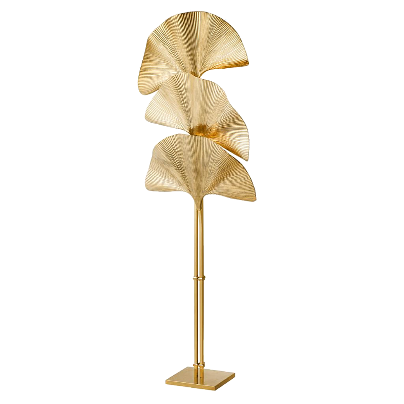 Торшер Eichholtz Floor Lamp Las Palmas Gold Золотой во Владивостоке | Loft Concept 