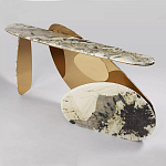 Консоль в виде овальных элементов Jinye console варинант исполнения - 2 | Loft Concept во Владивостоке