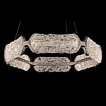 Люстра кольцевая с текстурным природным рисунком IceFlame варинант исполнения - 7 | Loft Concept во Владивостоке