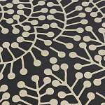 Подушка декоративная черного цвета Blossom Essence Grace варинант исполнения - 4 | Loft Concept во Владивостоке