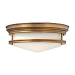 Потолочный светильник с белым матовым стеклянным плафоном в форме перевернутого конуса Hinkley варинант исполнения - 1 | Loft Concept во Владивостоке