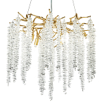 Люстра с декором в виде ветвей с хрустальными подвесками Fairytree Gold Crystal Chandelier 6 варинант исполнения - 1 | Loft Concept во Владивостоке