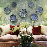 Обои ручная роспись Temple Newsam Mercury Grey варинант исполнения - 4 | Loft Concept во Владивостоке