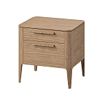 Тумба прикроватная с 2-мя выдвижными ящиками из массива дуба Type oak варинант исполнения - 1 | Loft Concept во Владивостоке