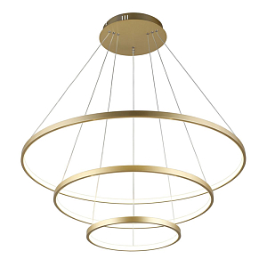 Люстра Ring Horizontal Trio Gold