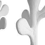 Люстра с белым каркасом и тканевыми абажурами Natural Stems варинант исполнения - 2 | Loft Concept во Владивостоке