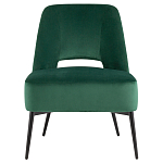 Мягкое кресло в зеленом велюре ALBA варинант исполнения - 2 | Loft Concept во Владивостоке