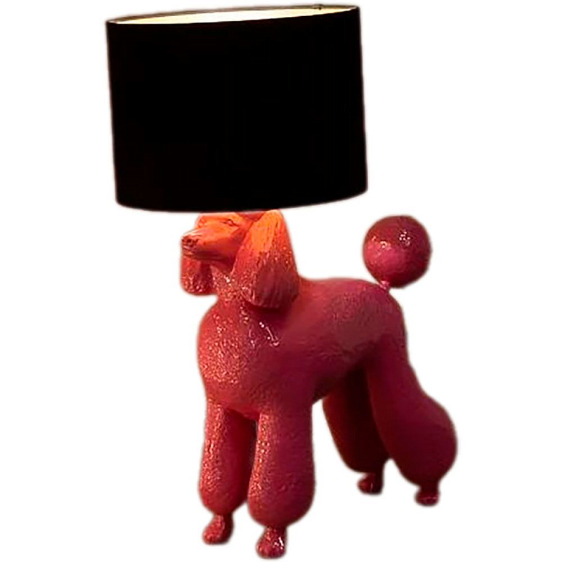 Лампа COLLECTION OF DOGS с абажуром Пудель Белый Черный Красный Золотой Серебряный Лампа COLLECTION OF DOGS с абажуром Пудель Белый Черный Красный Золотой Серебряный во Владивостоке | Loft Concept