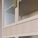 Витрина Primo со стеклянными фасадами и 2 ящиками Светлый дуб варинант исполнения - 6 | Loft Concept во Владивостоке