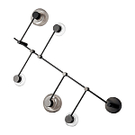 Бра с 5-ю плафонами разного диаметра и цвета Polyhedron варинант исполнения - 2 | Loft Concept во Владивостоке