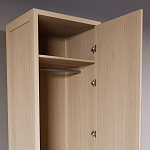 Узкий Шкаф Primo с 2 выдвижными ящиками Светлый дуб варинант исполнения - 6 | Loft Concept во Владивостоке