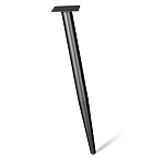 Обеденный стол с прямоугольной черно-золотой столешницей из стекла на 4-х металлических ножках Gold and Black Marble варинант исполнения - 5 | Loft Concept во Владивостоке