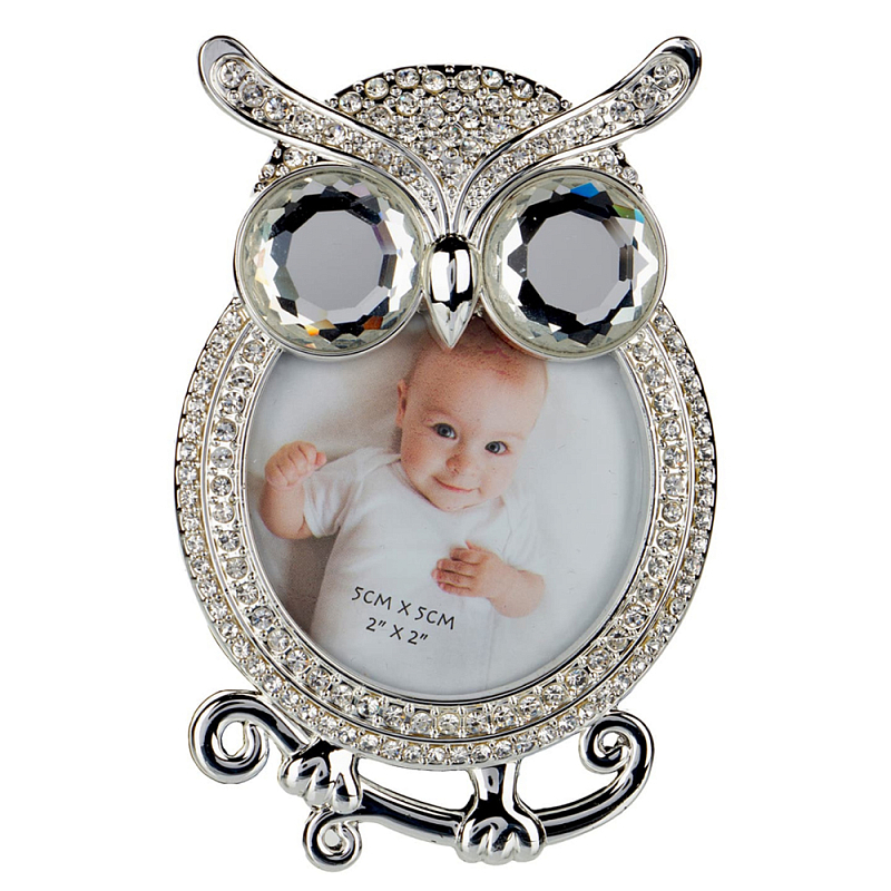 Фоторамка детская Childhood Corner Owl Серебряный Фоторамка детская Childhood Corner Owl Серебряный во Владивостоке | Loft Concept