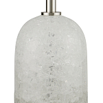 Настольная лампа с высоким тканевым абажуром Cracked Base варинант исполнения - 1 | Loft Concept во Владивостоке