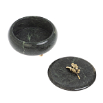 Шкатулка круглая из натурального камня змеевик Stone Casket варинант исполнения - 4 | Loft Concept во Владивостоке