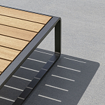 Шезлонг на металлическом каркасе с регулируемой спинкой GUELL Sunbed варинант исполнения - 5 | Loft Concept во Владивостоке