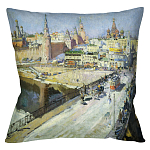 Подушка декоративная Москворецкий мост Impressionism in Art варинант исполнения - 1 | Loft Concept во Владивостоке