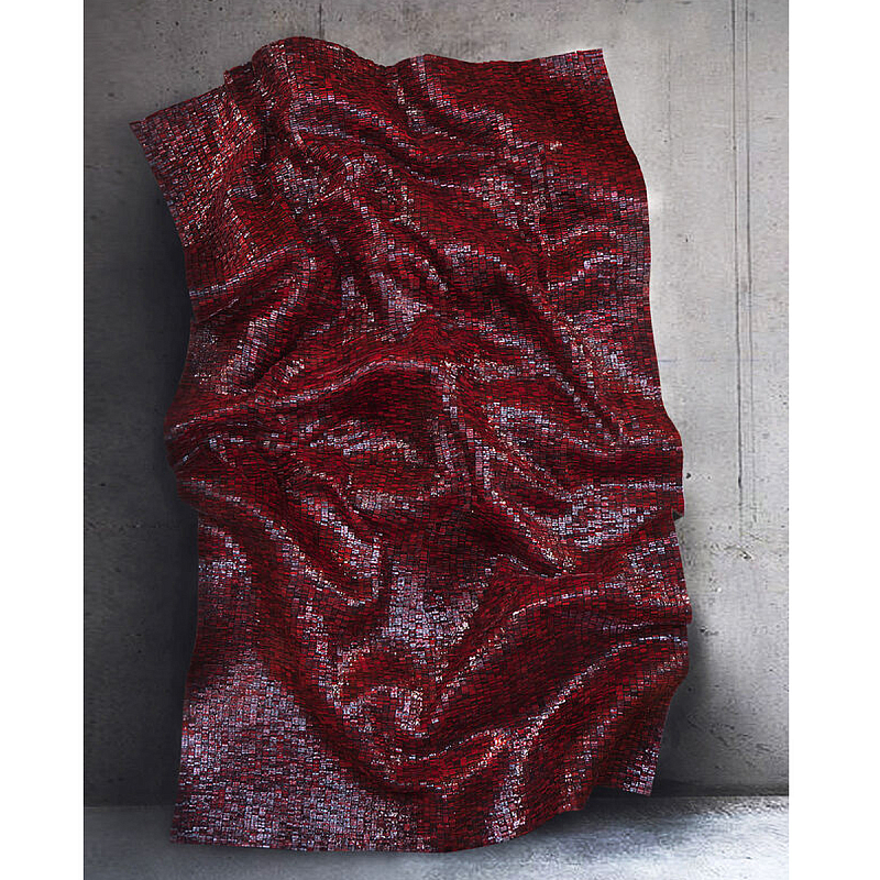 Панно «Red Flow» Бордовый во Владивостоке | Loft Concept 