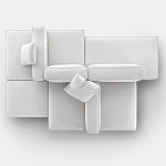 Модульный диван трансформер Harn в стиле минимализм  варинант исполнения - 2 | Loft Concept во Владивостоке