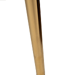 Стул бежевый из экокожи на золотых ножках Attribute of Elegance варинант исполнения - 5 | Loft Concept во Владивостоке