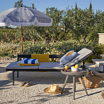 Диван-шезлонг черный Annet варинант исполнения - 7 | Loft Concept во Владивостоке