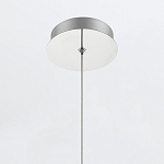 Подвесной светильник хромированного цвета с прозрачным цилиндрическим стеклянным плафоном Eurofase варинант исполнения - 7 | Loft Concept во Владивостоке