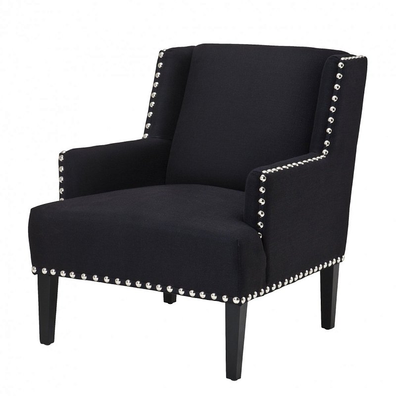 Кресло Eichholtz Chair Randall Черный Кресло Eichholtz Chair Randall Черный во Владивостоке | Loft Concept