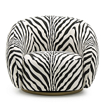 Кресло Bear с принтом Зебра варинант исполнения - 2 | Loft Concept во Владивостоке