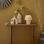 Ваза декоративная из натурального плетеного бамбука Bamboo Decor 35 варинант исполнения - 5 | Loft Concept во Владивостоке