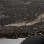 Стол журнальный овальный с столешницей из искусственного мрамора Alonso Gloss варинант исполнения - 3 | Loft Concept во Владивостоке