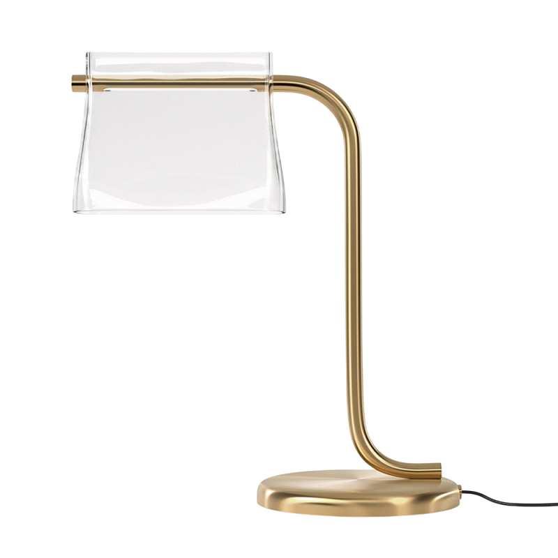 Настольный светильник Cabaret 3000К 8Вт Латунь Прозрачный во Владивостоке | Loft Concept 