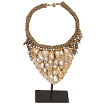 Этническое ожерелье с перламутровыми ракушками Mother of Pearl Shell Necklace варинант исполнения - 1 | Loft Concept во Владивостоке