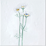 Плитка с узором Ромашки варинант исполнения - 2 | Loft Concept во Владивостоке