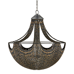 Люстра в форме колокола с декором из тонких железных нитей Jagged Pattern варинант исполнения - 4 | Loft Concept во Владивостоке