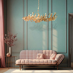 Люстра с абажуром оформленным в виде стаи бабочек Eternal Butterflies варинант исполнения - 4 | Loft Concept во Владивостоке