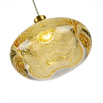 Подвесной светильник с прозрачным стеклянным плафоном округлой формы Effervia  варинант исполнения - 11 | Loft Concept во Владивостоке