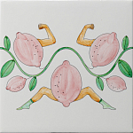 Плитка дизайнерская Сила в лимонах варинант исполнения - 2 | Loft Concept во Владивостоке