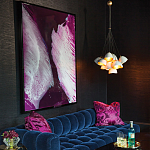 Люстра с 15-ю белыми  плафонами с золотой внутренней поверхностью Hinkley варинант исполнения - 3 | Loft Concept во Владивостоке