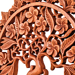 Панно из дерева круглое Sakura Panel With Trees варинант исполнения - 2 | Loft Concept во Владивостоке