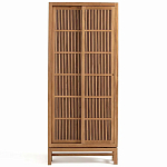 Шкаф из массива тика Okino Wood Cabinet варинант исполнения - 1 | Loft Concept во Владивостоке