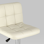 Барный стул с сиденьем молочного цвета Honory варинант исполнения - 7 | Loft Concept во Владивостоке